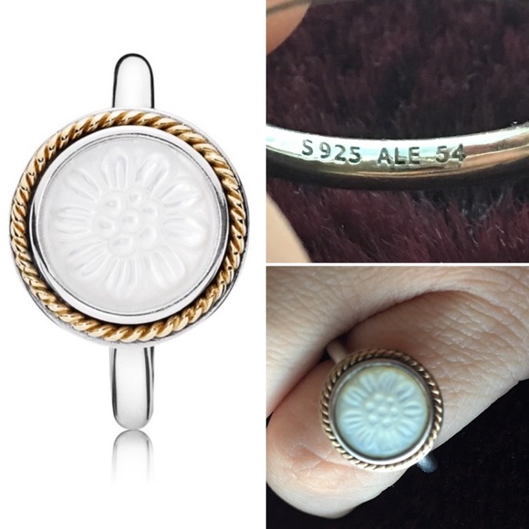 Pandora Daisy Signet Ring Flash Sales 